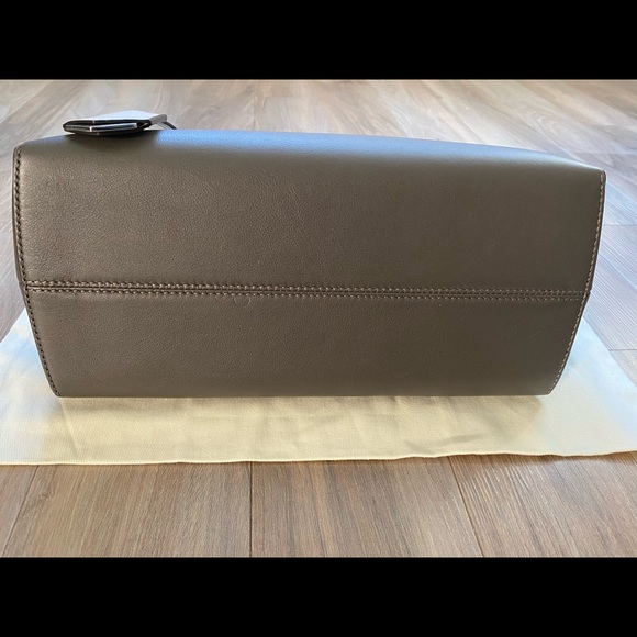 FENDI. Small Boston bag in soft Coal calfskin - Picture 2 of 8